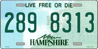 NH license plate 2898313