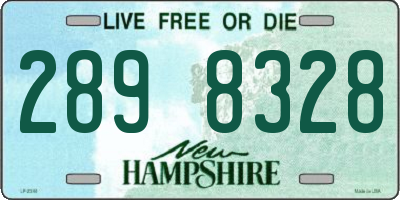 NH license plate 2898328
