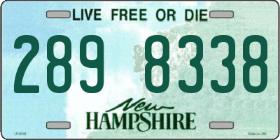 NH license plate 2898338