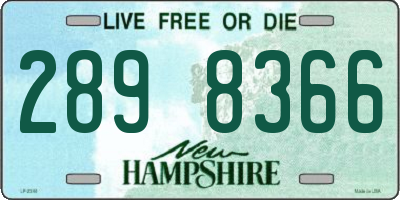 NH license plate 2898366