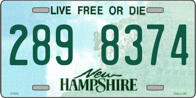 NH license plate 2898374