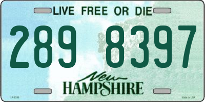 NH license plate 2898397