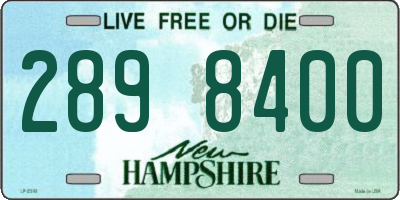NH license plate 2898400