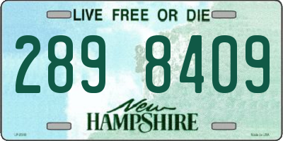 NH license plate 2898409