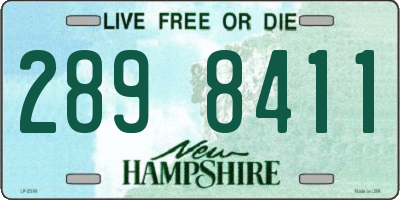 NH license plate 2898411