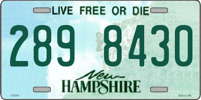 NH license plate 2898430