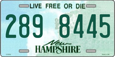 NH license plate 2898445