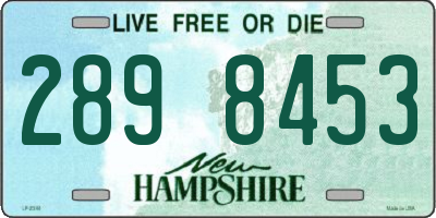 NH license plate 2898453