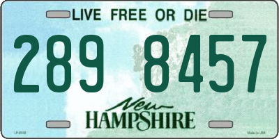 NH license plate 2898457