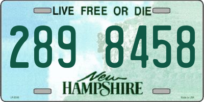 NH license plate 2898458