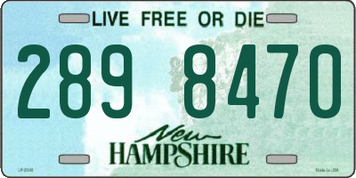 NH license plate 2898470