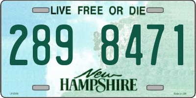 NH license plate 2898471