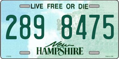 NH license plate 2898475