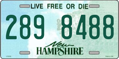 NH license plate 2898488