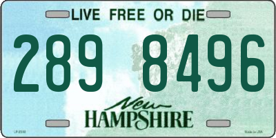 NH license plate 2898496