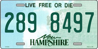 NH license plate 2898497