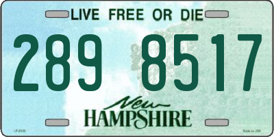 NH license plate 2898517