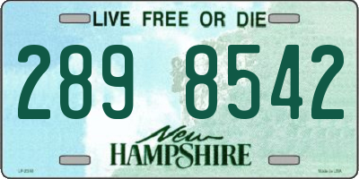 NH license plate 2898542