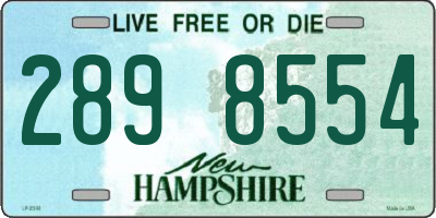 NH license plate 2898554