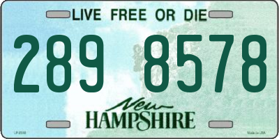 NH license plate 2898578