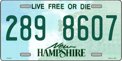 NH license plate 2898607