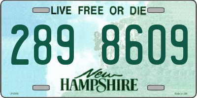 NH license plate 2898609