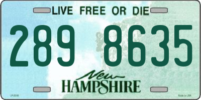 NH license plate 2898635