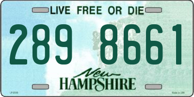 NH license plate 2898661