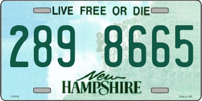 NH license plate 2898665
