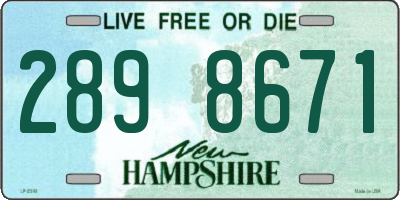 NH license plate 2898671