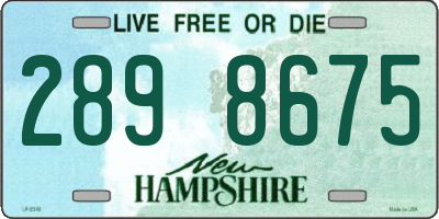 NH license plate 2898675