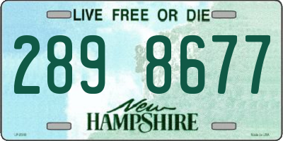 NH license plate 2898677