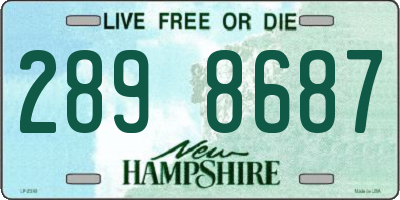 NH license plate 2898687