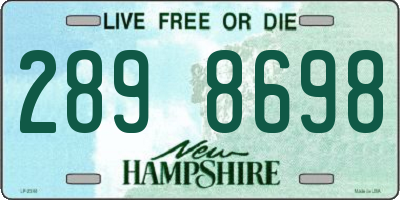 NH license plate 2898698