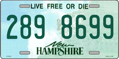 NH license plate 2898699