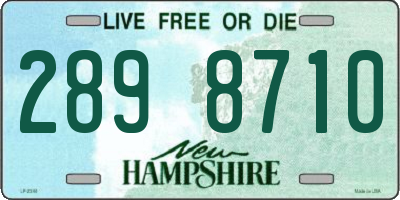 NH license plate 2898710