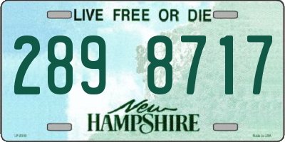 NH license plate 2898717