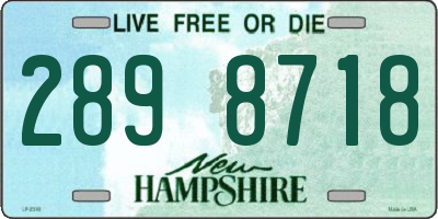 NH license plate 2898718