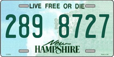 NH license plate 2898727