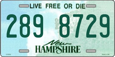 NH license plate 2898729
