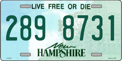 NH license plate 2898731