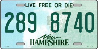 NH license plate 2898740
