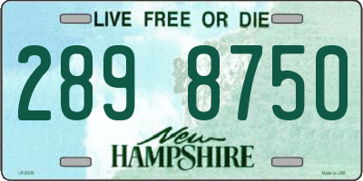 NH license plate 2898750