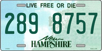 NH license plate 2898757