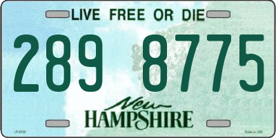 NH license plate 2898775