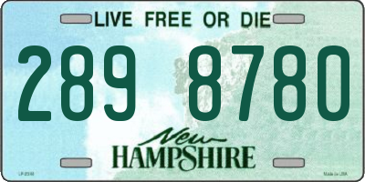 NH license plate 2898780