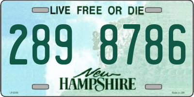 NH license plate 2898786