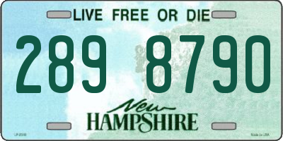 NH license plate 2898790
