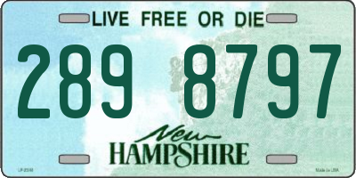 NH license plate 2898797