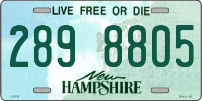 NH license plate 2898805